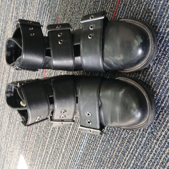 Blondo Shoes - Blondo Camila Black Buckle Waterproof Moto Boots, Size 6.5